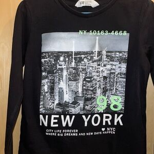 H&M 8-10 Long sleeve shirt NYC